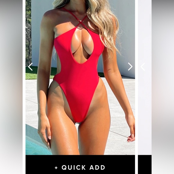Red swim suit -brand new - Picture 1 of 2